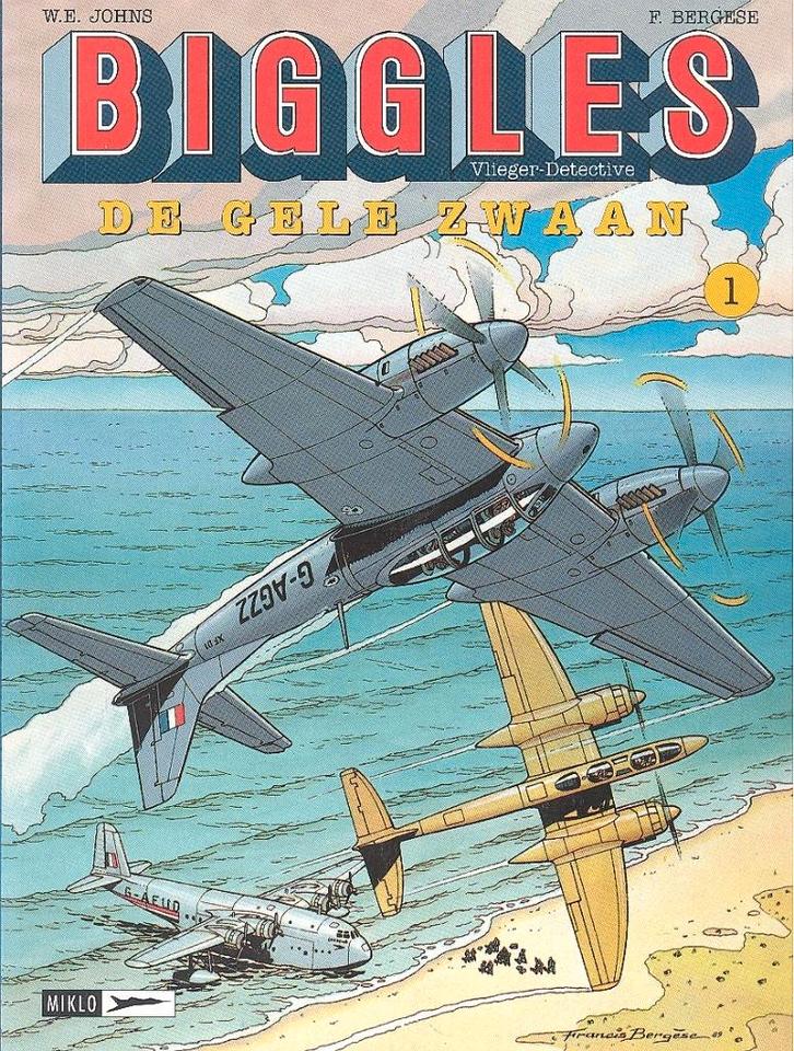 Verzameling strips Biggles., Boeken, Stripverhalen, Zo goed als nieuw, Meerdere stripboeken, Ophalen of Verzenden