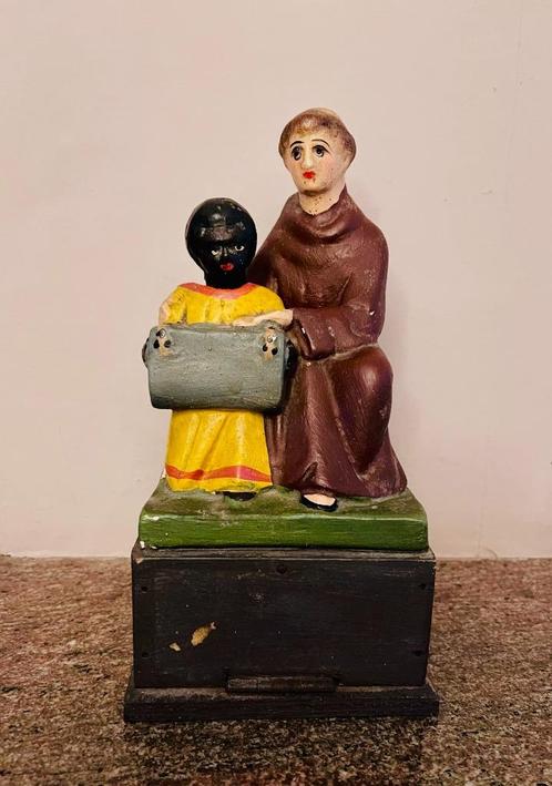 Missie spaarpot Sint Antonius, Antiek en Kunst, Antiek | Religieuze voorwerpen, Ophalen of Verzenden