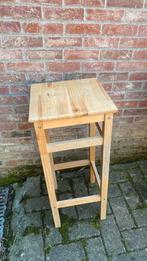 Houten barkruk, Ophalen