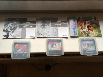 Sega game gear spelletjes beschikbaar voor biedingen