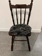Bruin stoelen(2x), Antiek en Kunst, Ophalen