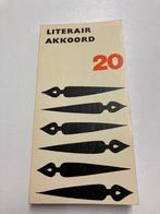 Literair Akkoord nr 20(1977): Campert, Gruwez, Clavin, Gils, Diverse auteurs, Ophalen of Verzenden, Zo goed als nieuw, Nederland