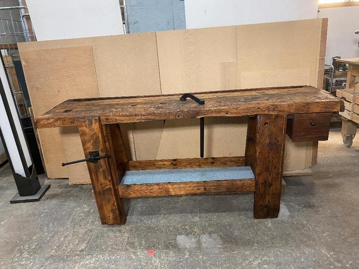 Etabli de menuisier customisé, Maison & Meubles, Maison & Meubles | Autre, Utilisé, Enlèvement