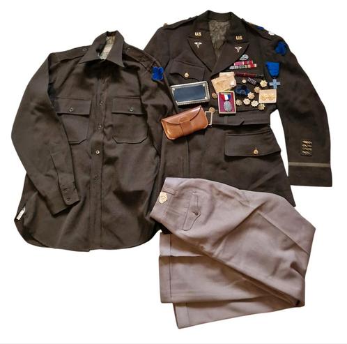 US WWII 88th Infantry Division, 351st IR, Lt. Col. Grouping, Verzamelen, Militaria | Tweede Wereldoorlog, Landmacht, Kleding of Schoenen