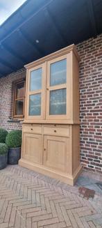 Buffet/vitrine en chêne LIVRAISON GRATUITE, Enlèvement ou Envoi, Comme neuf, Verre