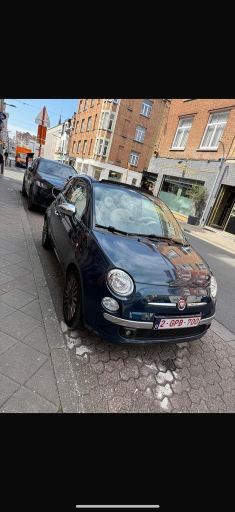 Fiat 500 Décapotable Essence, Autos, Fiat, Particulier, Essence, Boîte manuelle, Enlèvement
