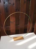 hoepel goudkleurig voor bloemschikken 40 cm, Ophalen, Gebruikt, Materiaal