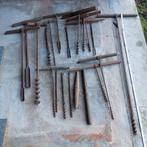 18 oude handboren, avegaren, lepelboren, Ophalen