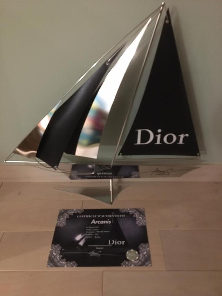 Voilier arcanis 70 cm Dior orlinski, Antiek en Kunst, Kunst | Designobjecten