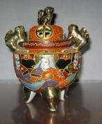 oud chinees vaasje met deksel, Antiek en Kunst, Ophalen of Verzenden