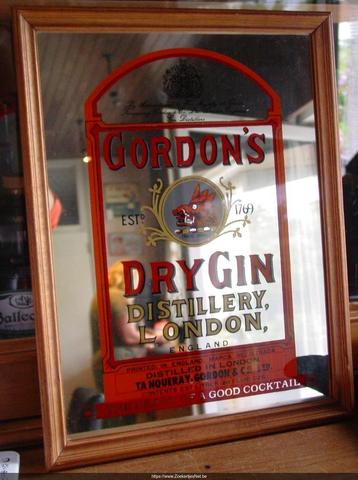 GORDON S DRY GIN REKLAME SPIEGEL, Enlèvement ou Envoi