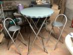 Statafel met bijhorende krukjes, Tuin en Terras, Tuinsets en Loungesets, Ophalen, Zo goed als nieuw