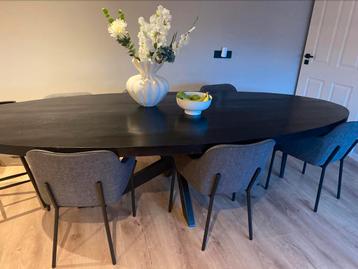 6 grijzen eetkamer stoelen beschikbaar voor biedingen