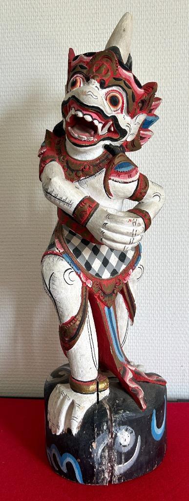 Aziatische kunst: Haruman gesneden in Bali-hout - 1950, Antiek en Kunst, Kunst | Niet-Westerse kunst, Ophalen of Verzenden