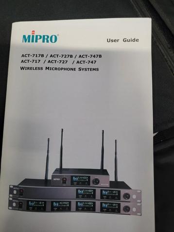 MIPRO WIRELESS MICROPHONE SYSTEM beschikbaar voor biedingen