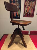 „Amerikaanse” bureaustoel” industrieel design” Zakelijk meub, Huis en Inrichting, Ophalen, Eikenhout