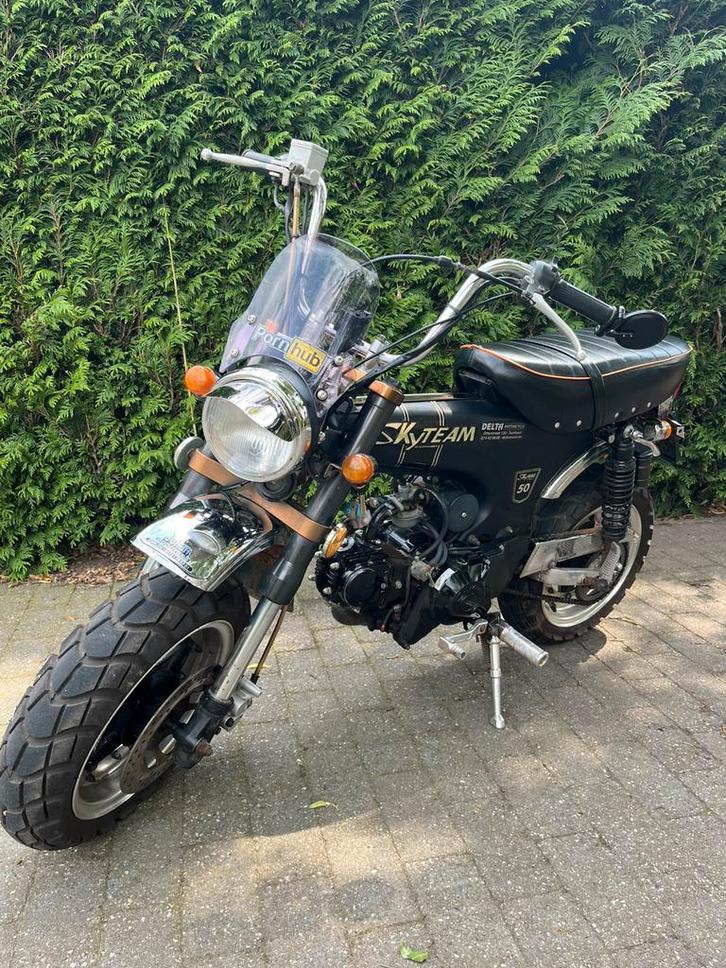 Dax skyteam, Fietsen en Brommers, Brommers | Honda, Gebruikt, Overige modellen, Klasse B (45 km/u), Ophalen