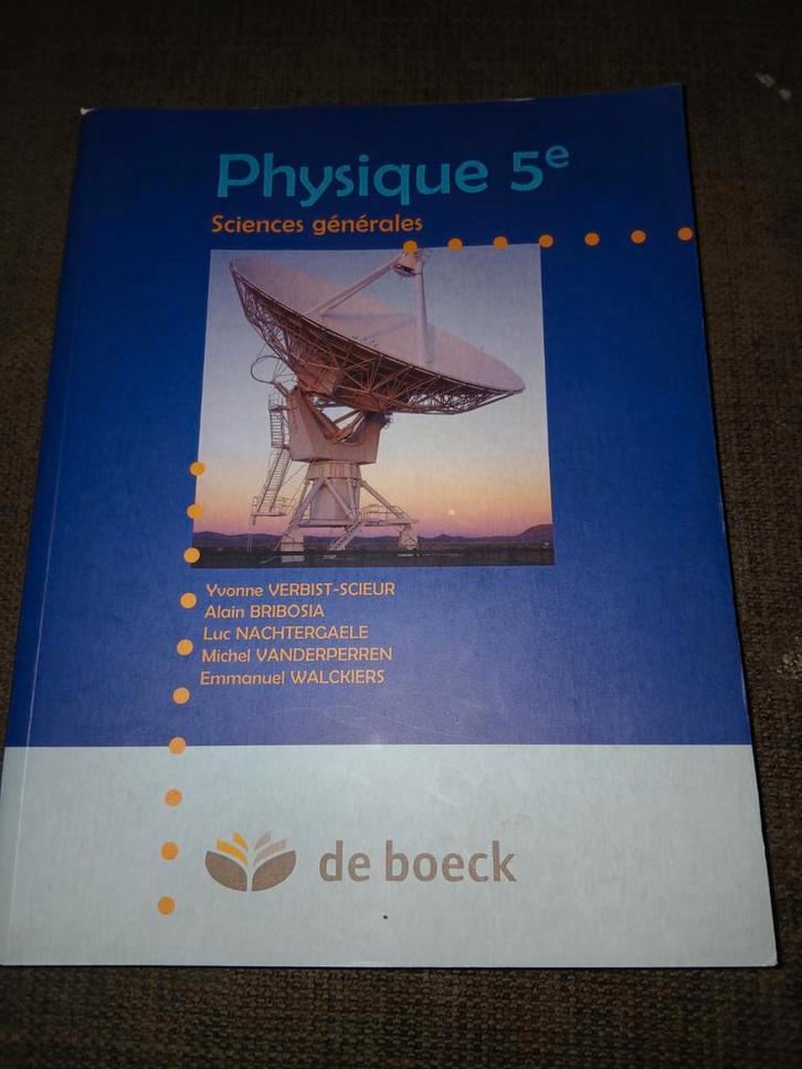 Ensemble de manuels et référentiels scientifiques, Livres, Science, Utilisé, Enlèvement