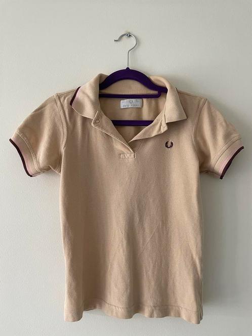 Beige polo Fred Perry, Kleding | Dames, T-shirts, Zo goed als nieuw, Maat 36 (S), Beige, Korte mouw, Ophalen of Verzenden
