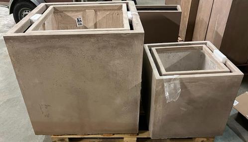 Clayfibre plantenbak 40x40x40, Tuin en Terras, Bloembakken en Plantenbakken, Nieuw, Overige materialen, Binnen, Balkon, Tuin, 30 tot 60 cm
