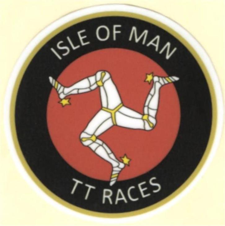 Isle of MAN TT Races sticker #4, Motoren, Accessoires | Stickers, Verzenden