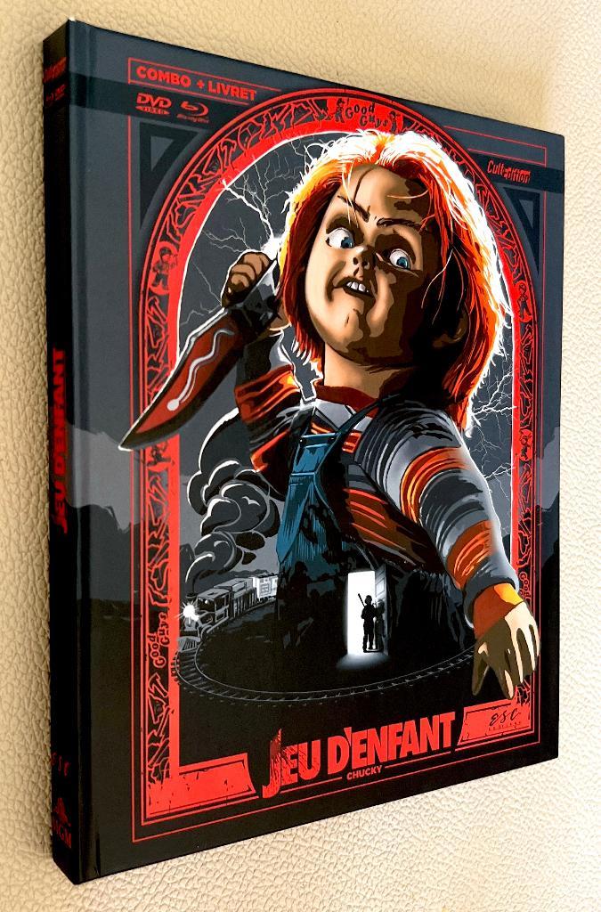 CHUCKY // Digibook Éd.LIMITÉE (BLURAY + DVD+LIVRE) État Neuf, CD & DVD, Blu-ray, Comme neuf, Horreur, Coffret, Enlèvement ou Envoi
