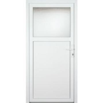 Pvc buiten-deur met scharnieren en slot va €295 ramen va €69 beschikbaar voor biedingen