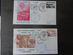 2 oude enveloppen met de stempel „Voyages en Balloon” 1977, Postzegels en Munten, Ophalen