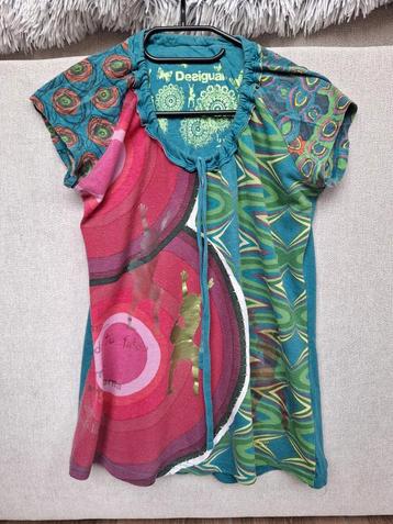 Desigual Blouse coloré à manches courte  beschikbaar voor biedingen