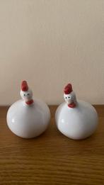 Ancienne paire petites poules j Line blanche excellent état, Verzamelen