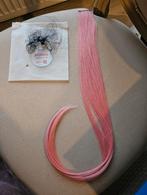Hairextensions lang 60cm steil roze, Handtassen en Accessoires, Nieuw, Ophalen of Verzenden, Pruik of Haarverlenging