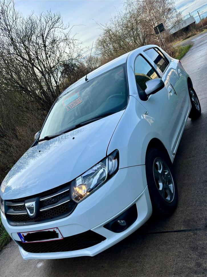 dacia sandero, Auto's, Dacia, Particulier, Sandero, ABS, Diesel, Euro 5, Berline, 5 deurs, Handgeschakeld, Wit, Grijs, Ophalen