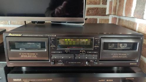 Pioneer CT-W205R Auto Reverse Stereo Dual Cassette Deck, Audio, Tv en Foto, Cassettedecks, Dubbel, Ophalen