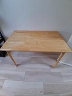 Grenen tafel, vol hout met 4 stoelen, Huis en Inrichting, Tafels | Eettafels, Ophalen