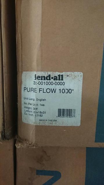 Fend-All pure flow 1000 oogdouche beschikbaar voor biedingen