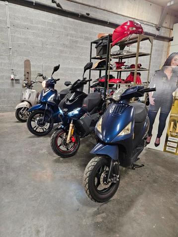 4 x scooters voor opmaak - Neco/Turbho/Fosti/Sym beschikbaar voor biedingen