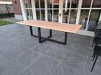 Prachtige Douglas tuintafels met gepoedercoate stalen poten, Tuin en Terras, Tuintafels, Ophalen, Nieuw, Ovaal