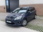 Ford Grand C Max 1.6i Benzine, Auto's, Euro 5, Zwart, Bedrijf, Zilver of Grijs
