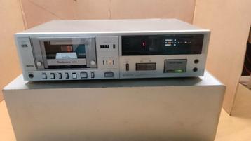 Prachtige cassette dek Technics werkt perfect koopje  beschikbaar voor biedingen