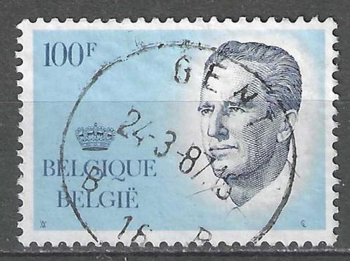 Belgie 1984 - Yvert/OBP 2137 - Koning Boudewijn  (ST), Postzegels en Munten, Postzegels | Europa | België, Gestempeld, Koninklijk huis