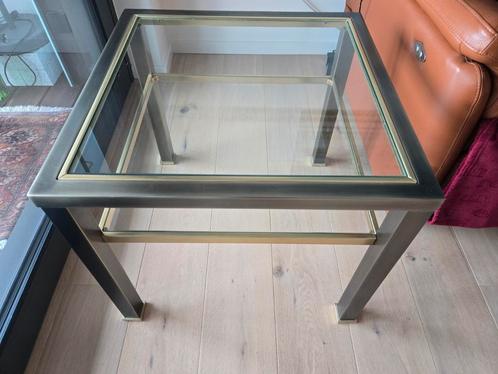 Massief design salon tafel of bijzettafel in perfecte staat,, Huis en Inrichting, Tafels | Bijzettafels, Zo goed als nieuw, Ophalen of Verzenden