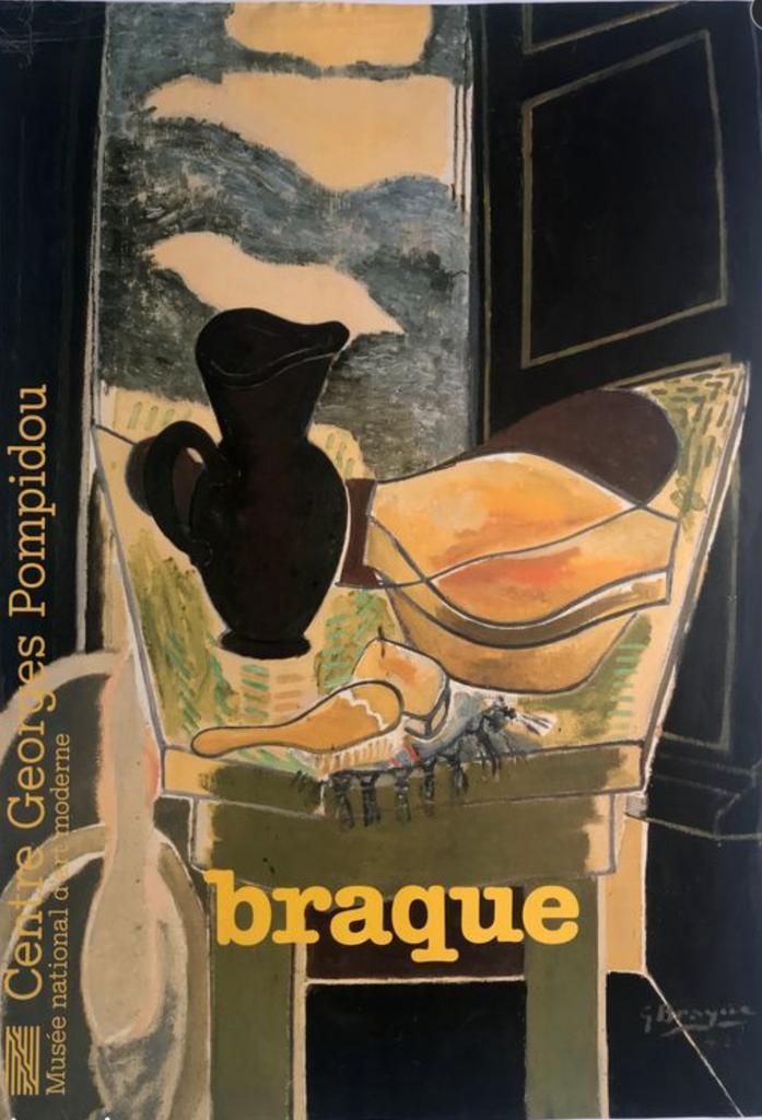 BRAQUE Centre Georges POMPIDOU musée national d’art moderne, Antiek en Kunst, Kunst | Litho's en Zeefdrukken, Ophalen of Verzenden