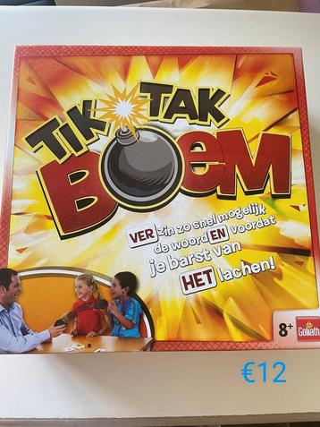 Tik tak boem jeu de société, Cinq joueurs ou plus, Enlèvement ou Envoi, Comme neuf, Goliath