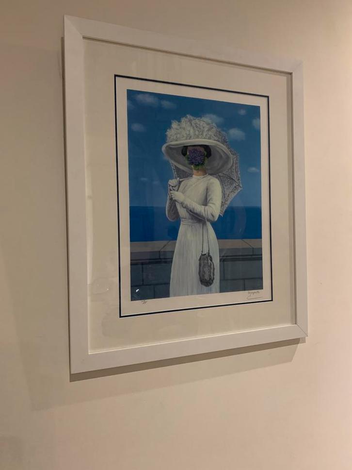 Magritte La grande guerre gesigneerd en genummerd, Antiek en Kunst, Antiek | Email, Ophalen