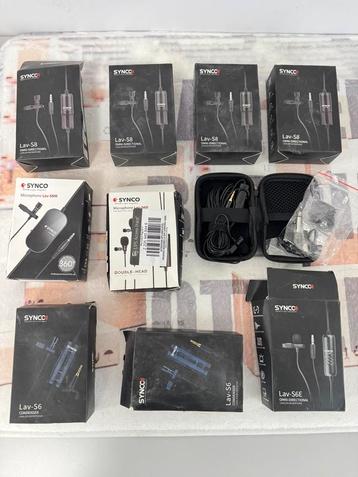 10X partij SYNCO Lav-S8 Lavalier Microphone Microfoon Mic beschikbaar voor biedingen
