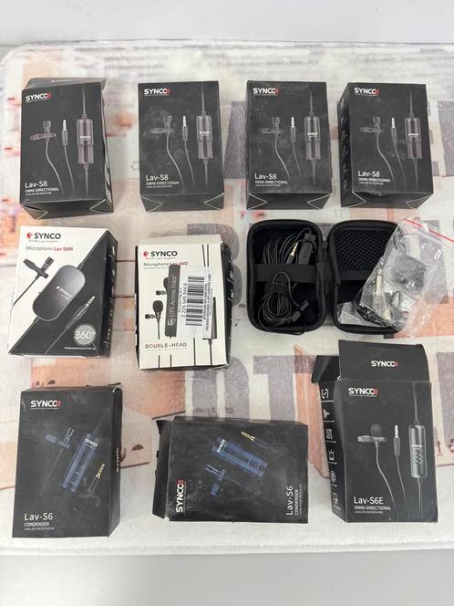 10X partij SYNCO Lav-S8 Lavalier Microphone Microfoon Mic, Muziek en Instrumenten, Microfoons, Nieuw, Ophalen of Verzenden