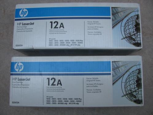 2 x originele HP toners Q2612A (HP12A) zwart in dichte dozen, Computers en Software, Printerbenodigdheden, Nieuw, Toner, Ophalen of Verzenden