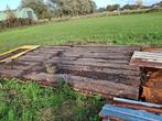 OUDE TREIN  BALKEN, Doe-het-zelf en Bouw, Ophalen, Gebruikt, 200 tot 250 cm, 50 mm of meer