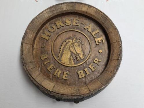 Vintage Reclame Horse Ale - vaatje, Verzamelen, Biermerken, Ophalen