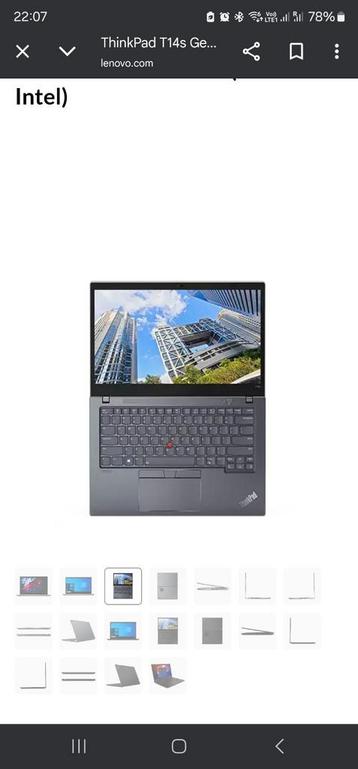 Lenovo t14s gen 2  2 pieces disponible en excellent état  beschikbaar voor biedingen